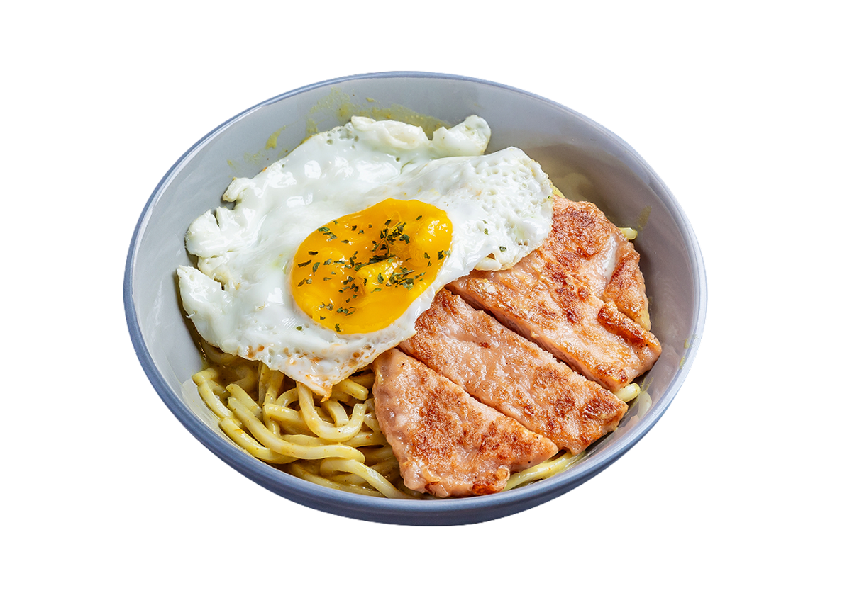 南瓜咖哩豬排拌麵 Pumpkin Curry Pork Chop Noodle